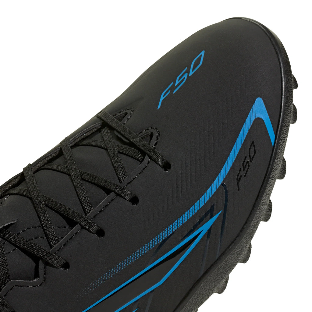 Adidas Men's F50 Hyperfast Club Turf Soccer Shoes - Black