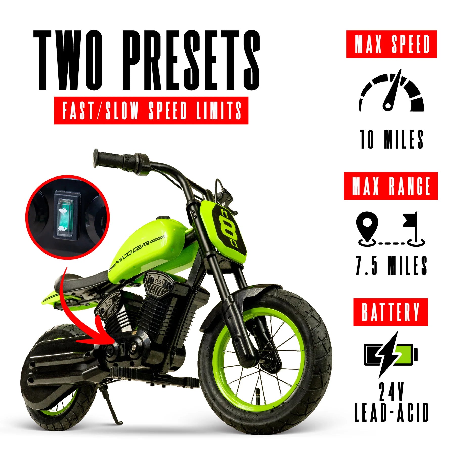 Madd Gear My 1st Mini Electric Motorcycle