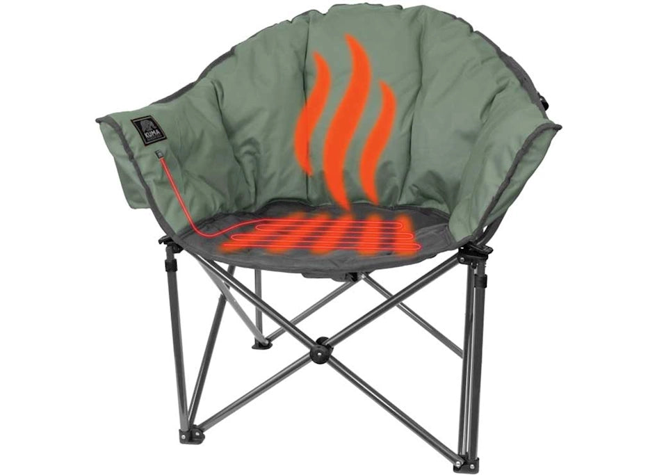 Kuma Lazy Bear Heated Chair - Bluetooth - Sage