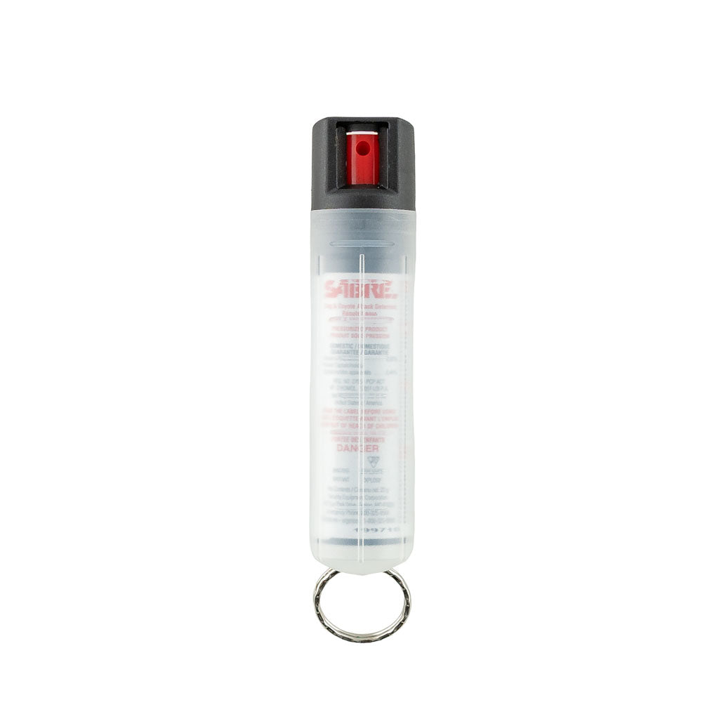 Kodiak Sabre Dog Attack Deterrent Pepper Spray - 22g with Key Ring - CLEAR