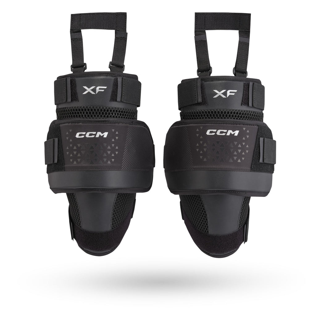 CCM XF Goalie Knee Guards - front