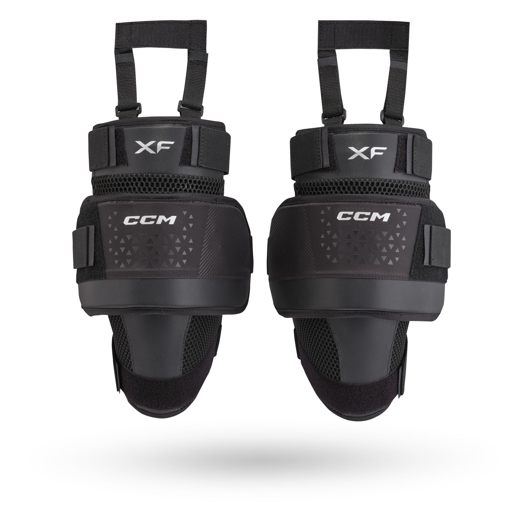 CCM XF Goalie Knee Guards - front