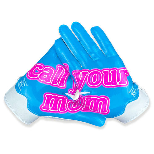 "Call Your Mom" Doom Adult Receiver Football Gloves