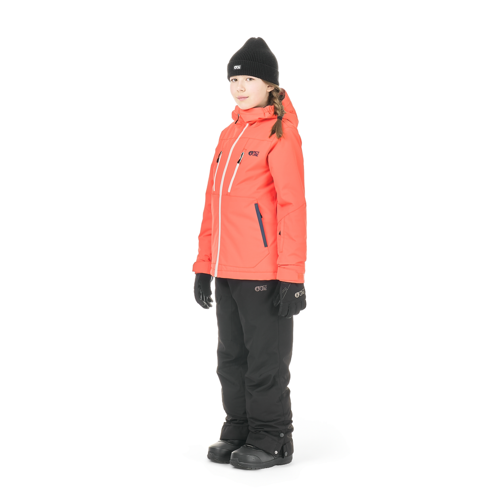 Picture Organic Girl's Youth Miniakin Jacket - Living Coral - view 2
