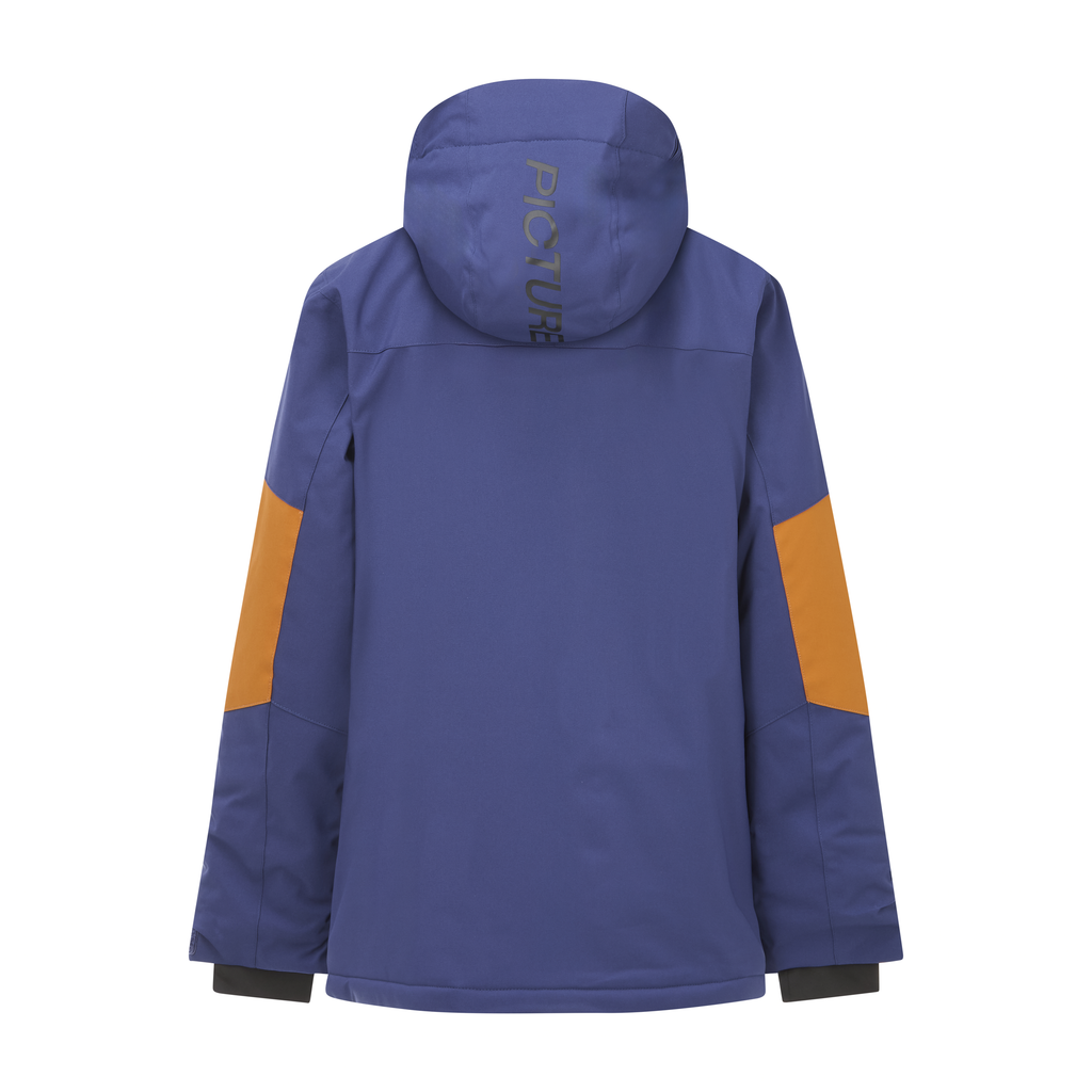 Picture Organic Boy's Youth Daumy Jacket in Patriot Blue - flat back