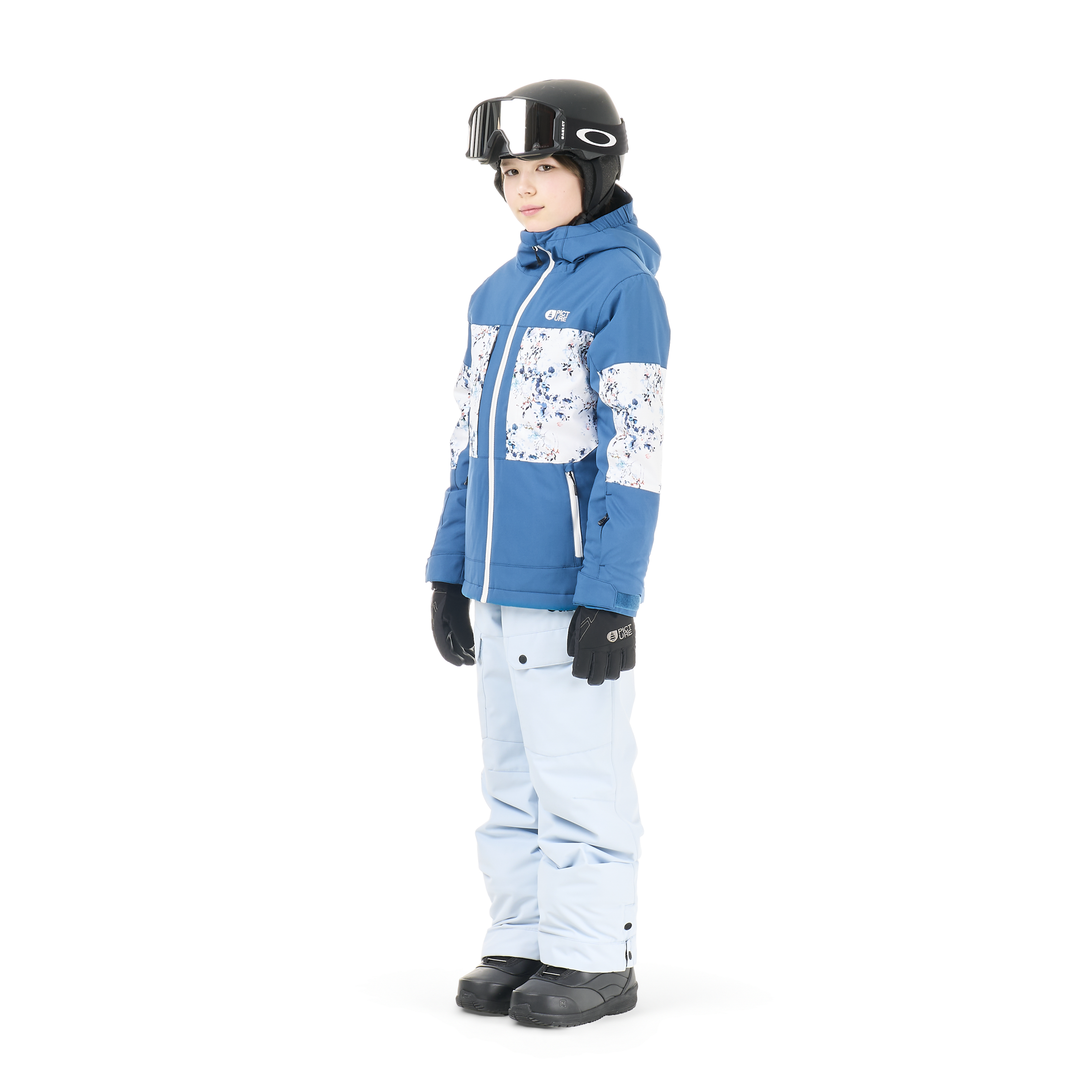 Picture Organic Girl's Youth Tissera Jacket - Serenity Blue - view 2