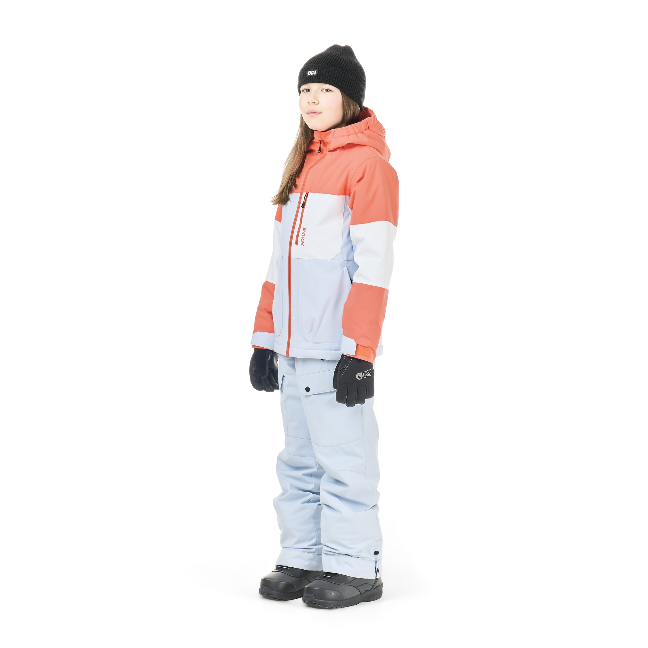 Picture Organic Girl's Youth Seady Jacket - Living Coral - view 2