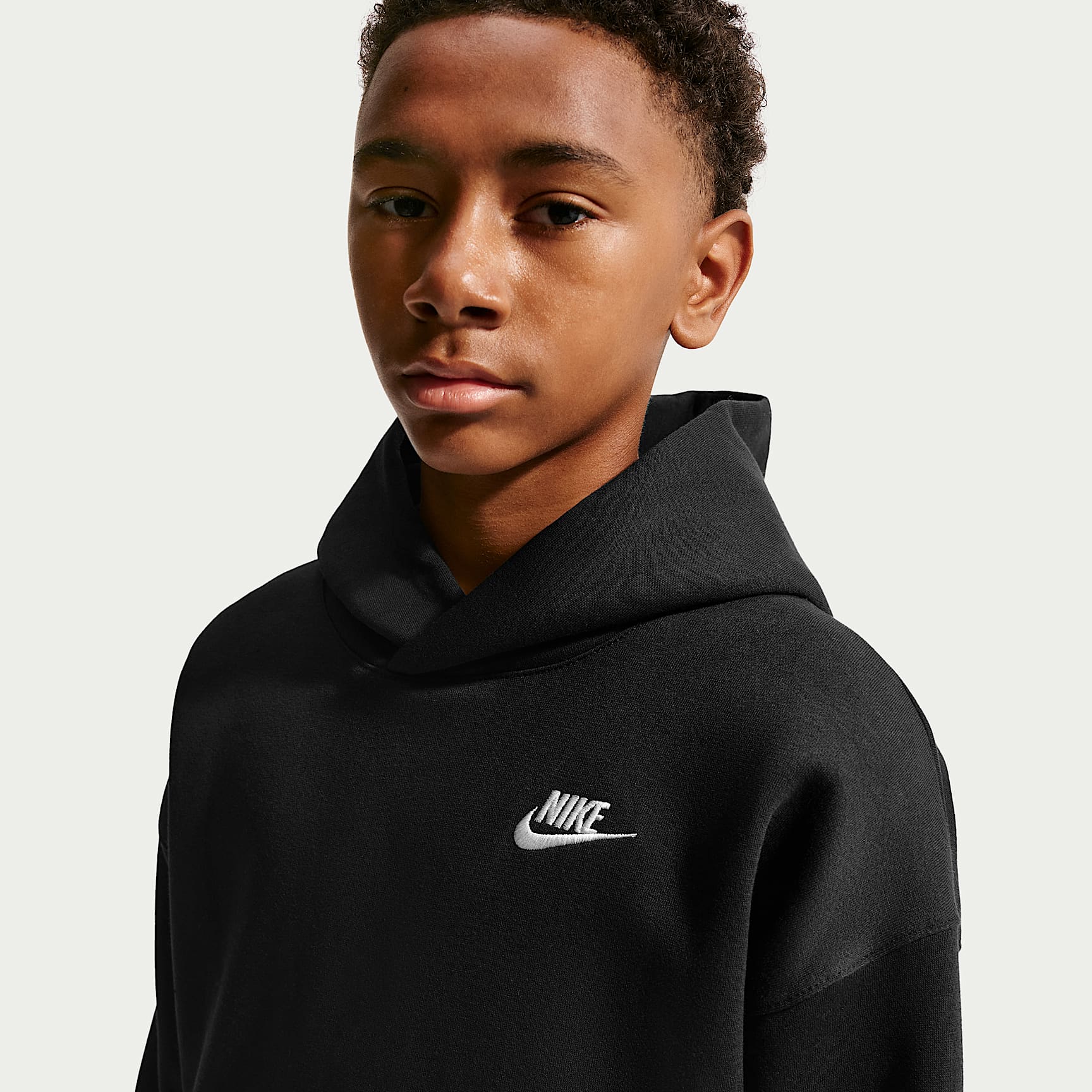 Nike Boys' Youth Sportswear Club Fleece Oversized Hoodie