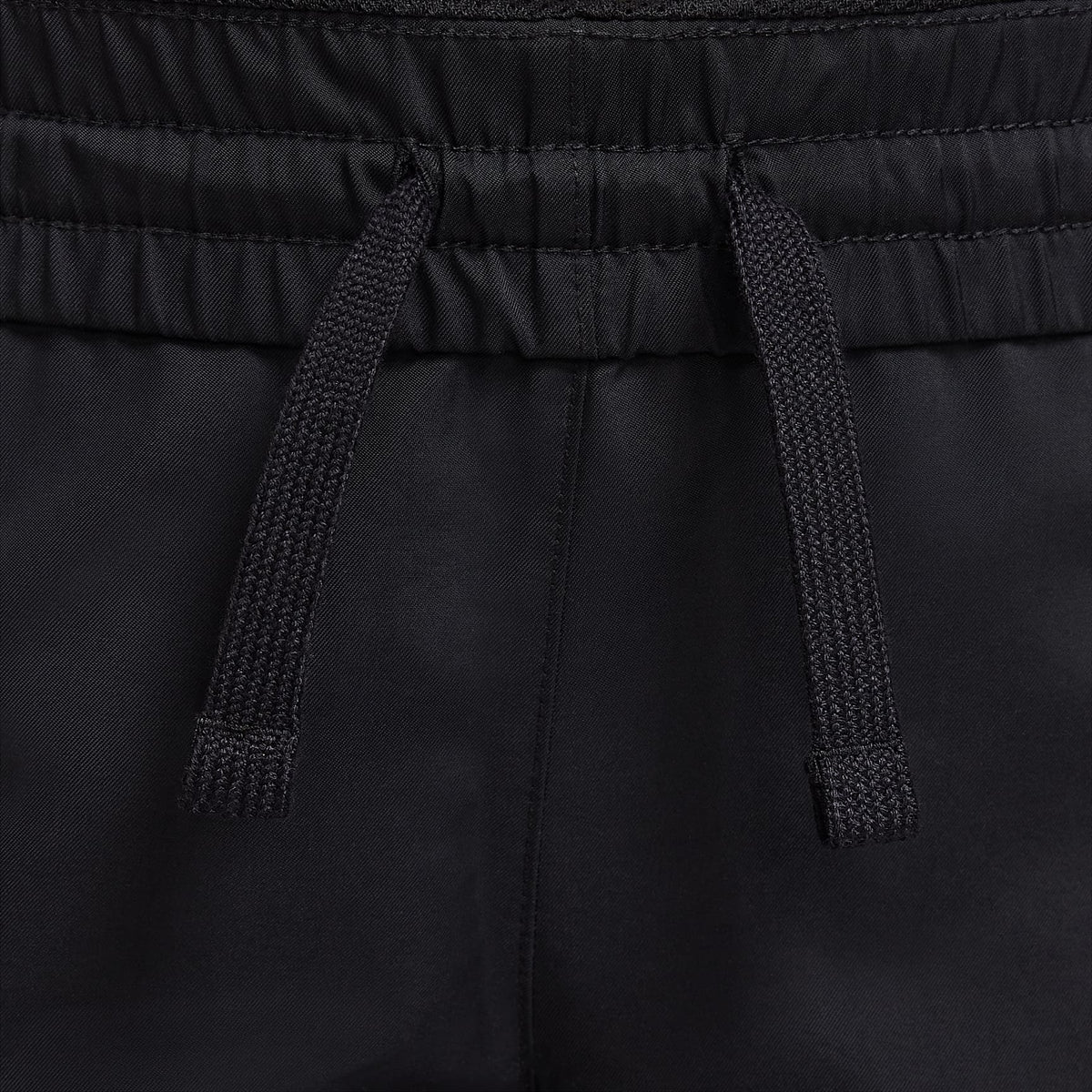 Nike Big Kids' Sportswear Club Woven Jogger Pants - Black/White, waistband detail