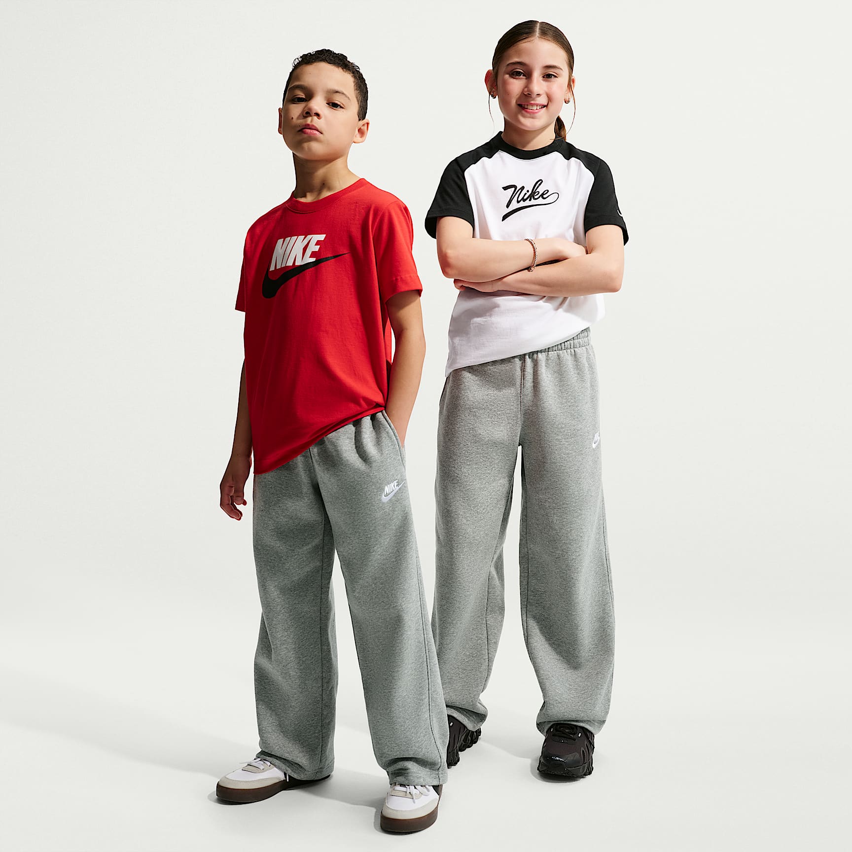 Nike Kids' Sportswear Loose Open-Hem Pants