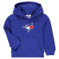 Toddler Toronto Blue Jays Royal Team Primary Logo Fleece Pullover Hoodie - front