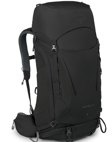 Osprey Kestrel 48 Black Backpack
