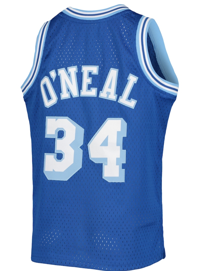 Mitchell & Ness Los Angeles Lakers Shaquille O'Neal 1996 Hardwood Classics Swingman Jersey