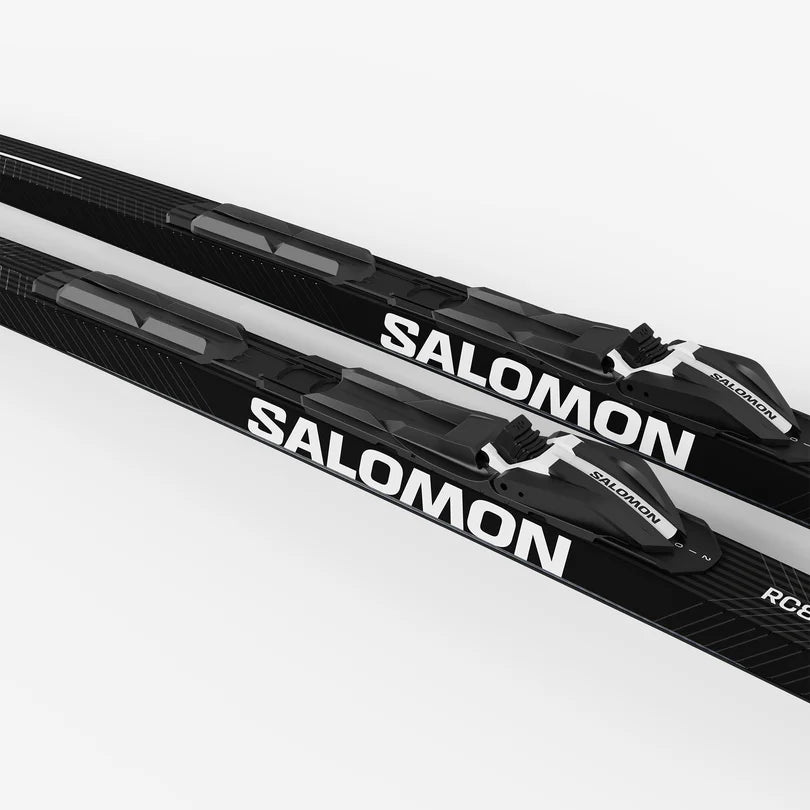 Salomon RC8 eSKIN Hard Classic Skis + Prolink Shift Bindings