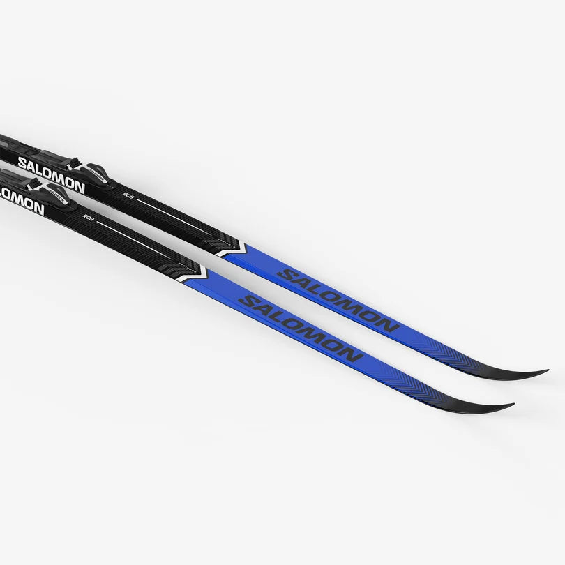 Salomon RC8 eSKIN Hard Classic Skis + Prolink Shift Bindings