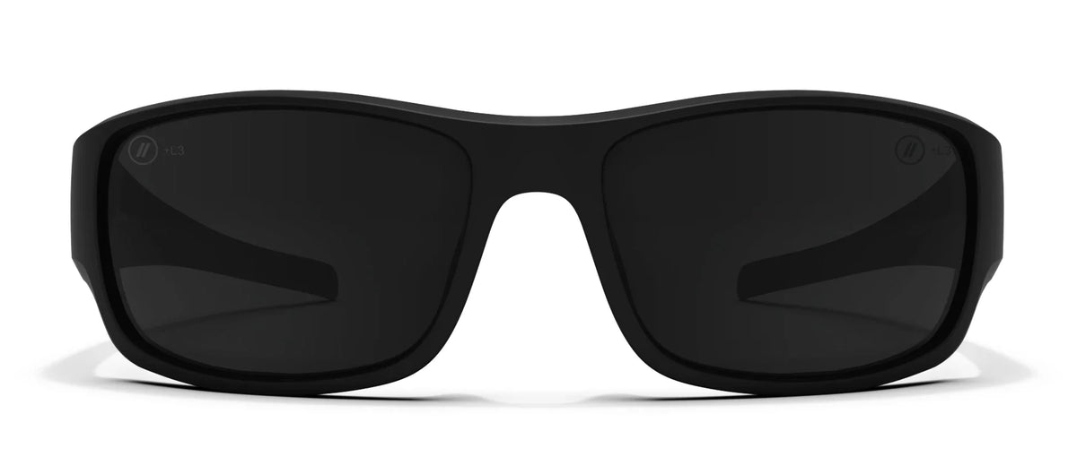 Blenders Lakeview Polarized Sunglasses - Matte Black - angle