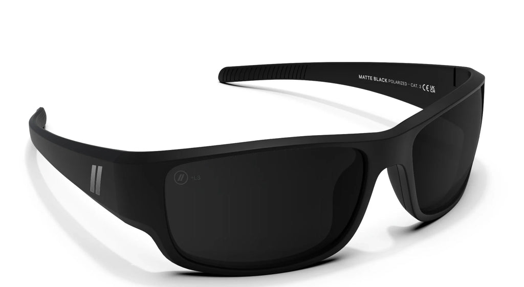 Blenders Lakeview Polarized Sunglasses - Matte Black - side