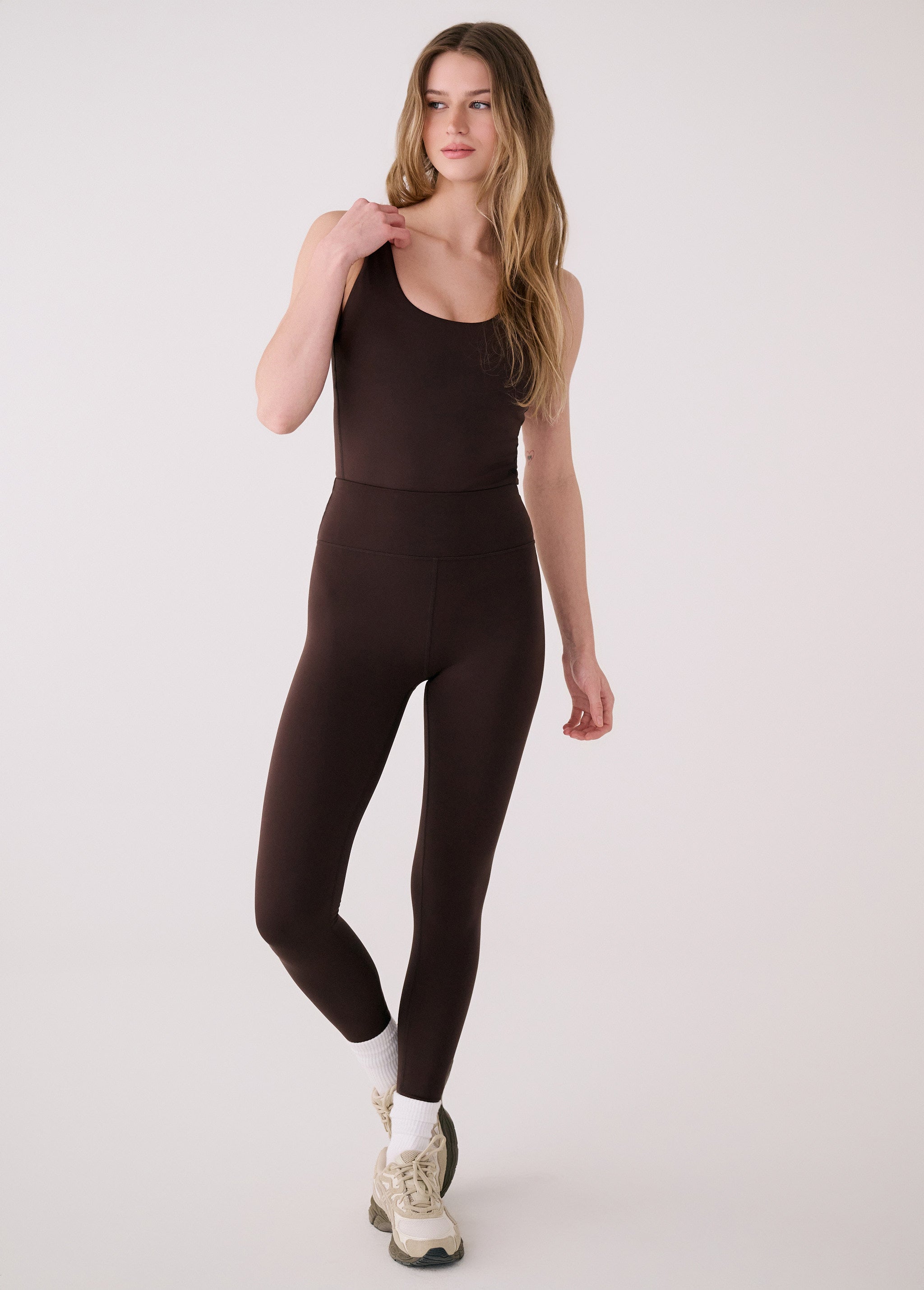 Lole Serene Ankle Leggings Java - front