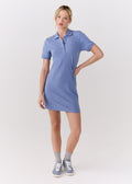 Lole Effortless Polo Dress Blue - front