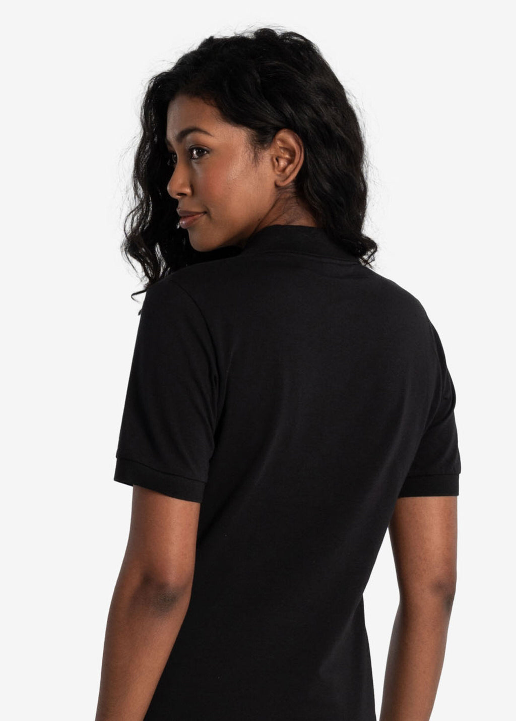 Lole Effortless Polo Dress Black - side
