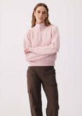 Lole Women's Icone Max Half Zip Top - BALLERINA