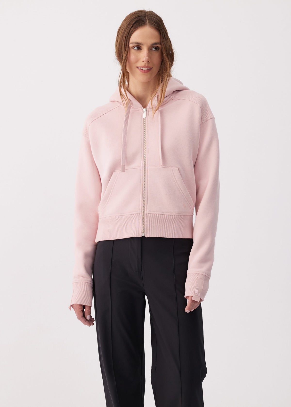 Lole Women's Icon Max Full Zip Hoodie - BALLERINA