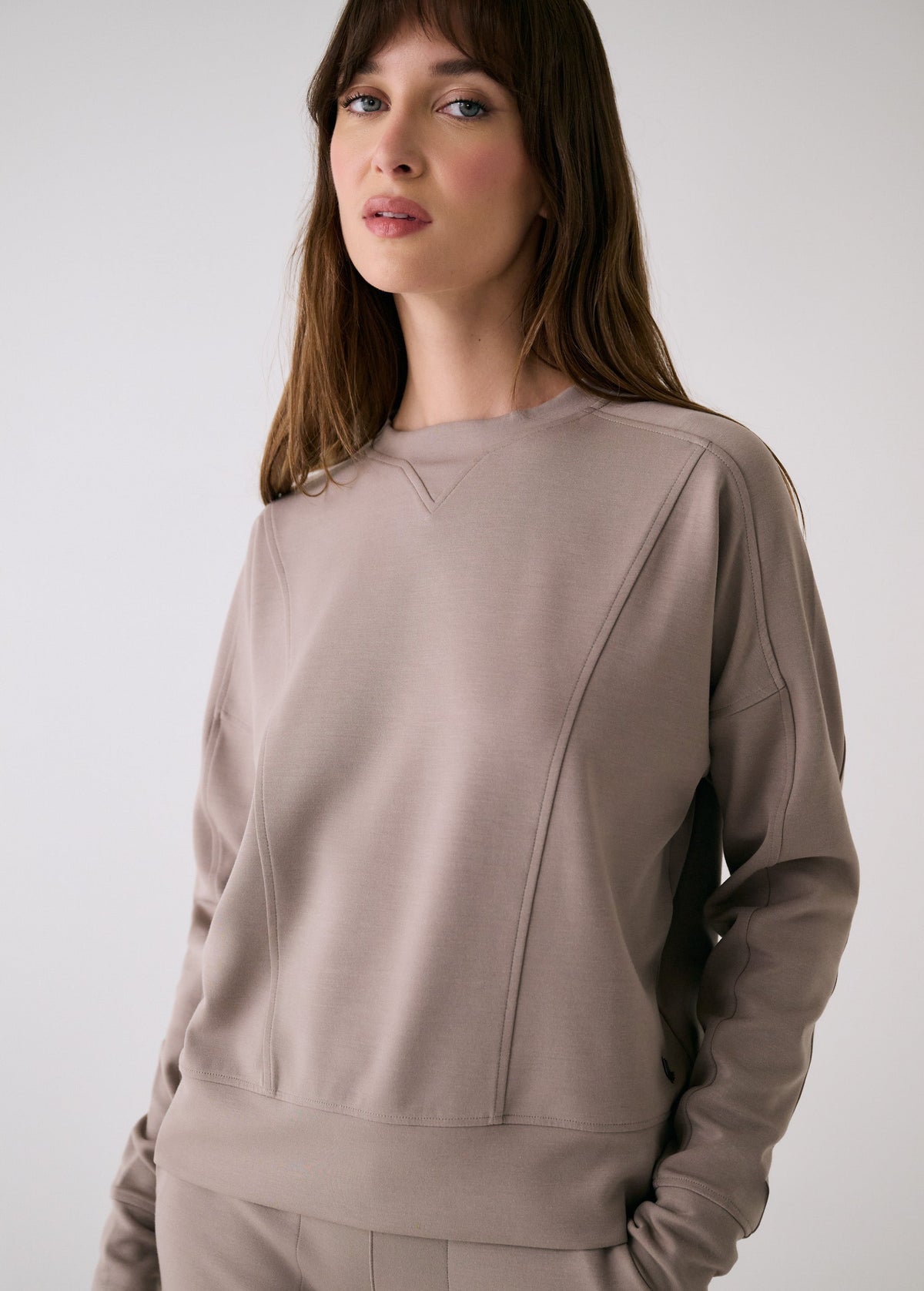 Lole Women's Flow Long Sleeve - PEBBLE