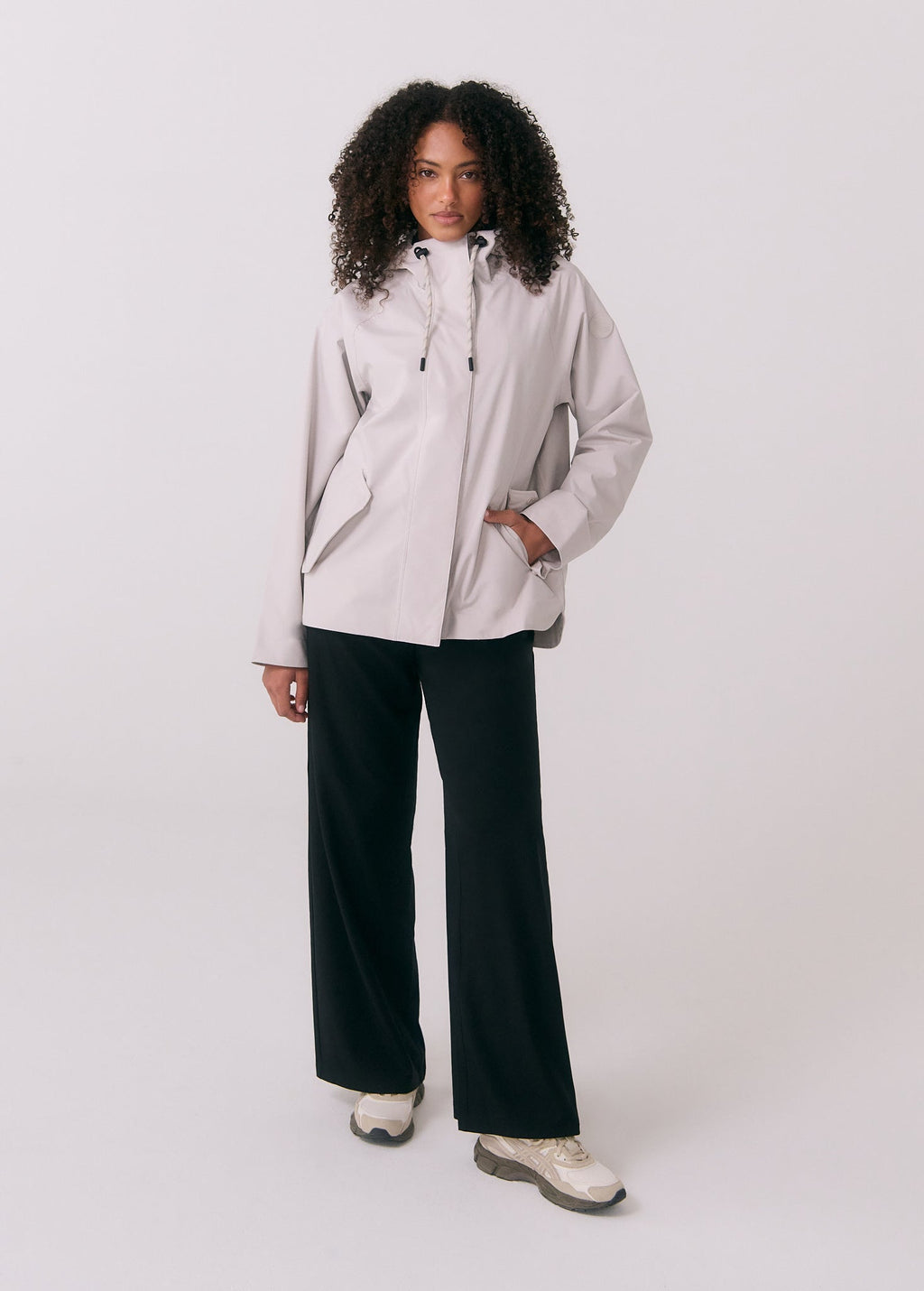 Lolë Lachine Rain Jacket - Abalone - Front