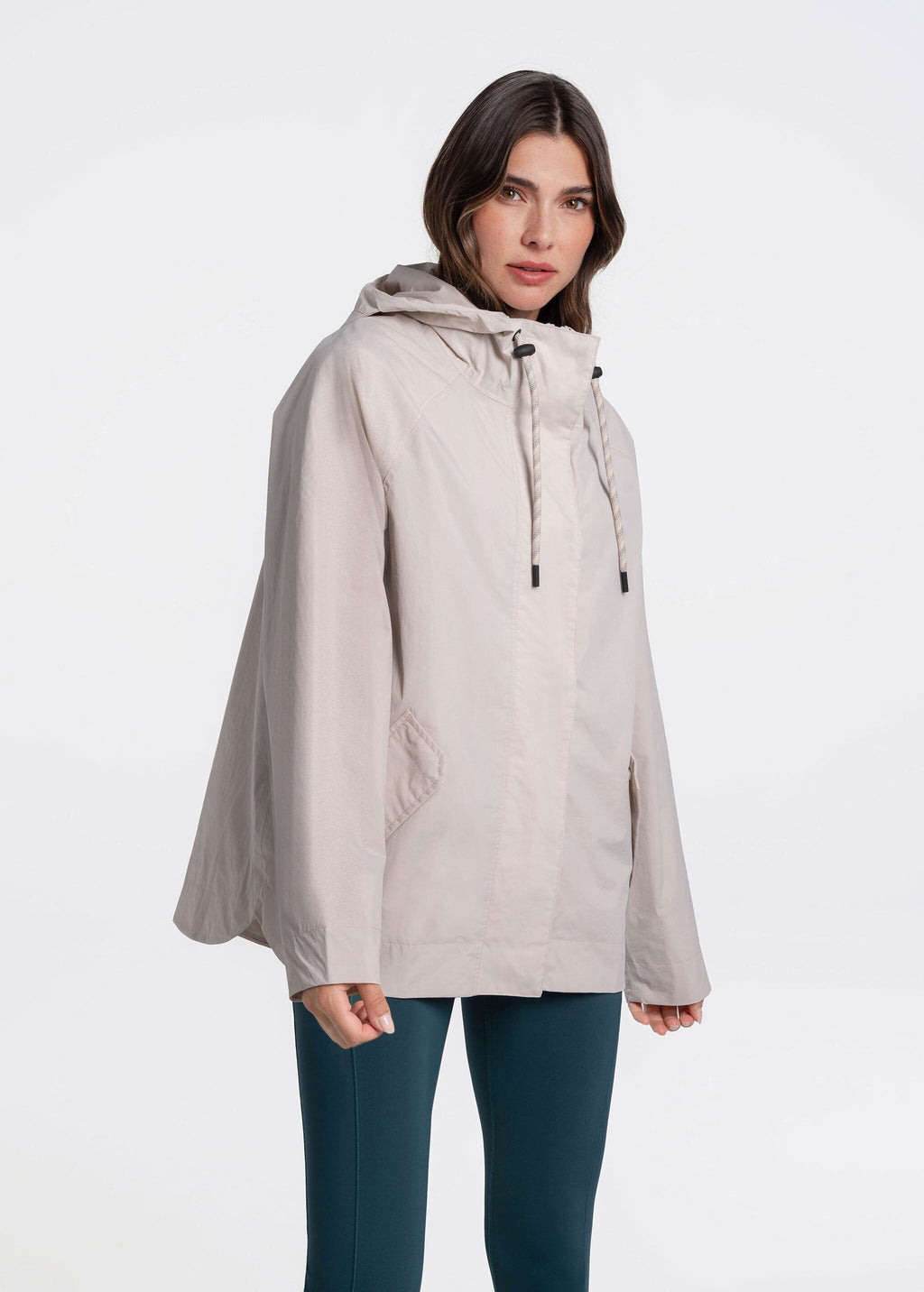 Lolë Lachine Rain Jacket - Abalone - Side