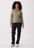 Lole Women's Emy Down Jacket Packable - HAZEL