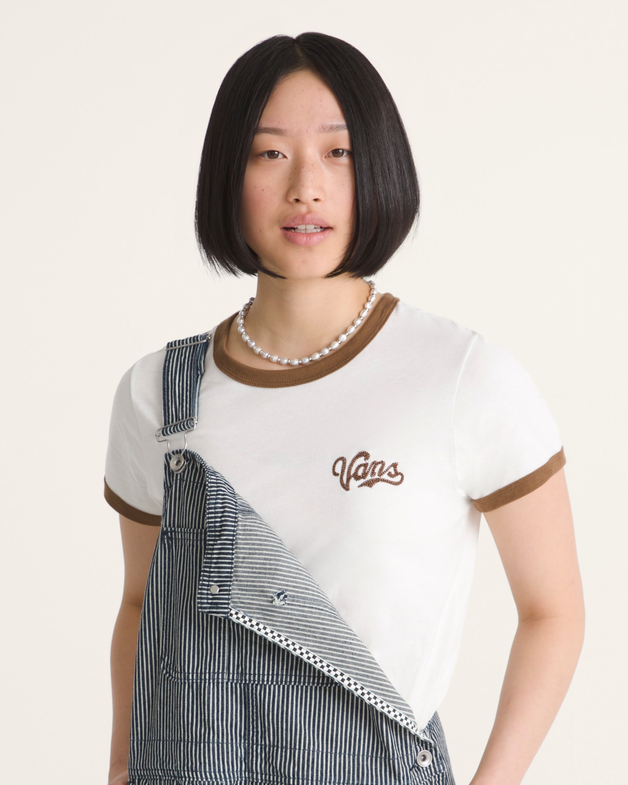 Vans Women's Lefty Script Ringer T-Shirt