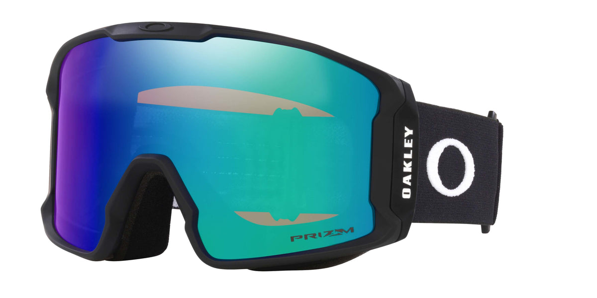 Oakley Line Miner L Snow Goggles - MATTE BLACK/PRIZM ARGON IRIDIUM, 3/4 view