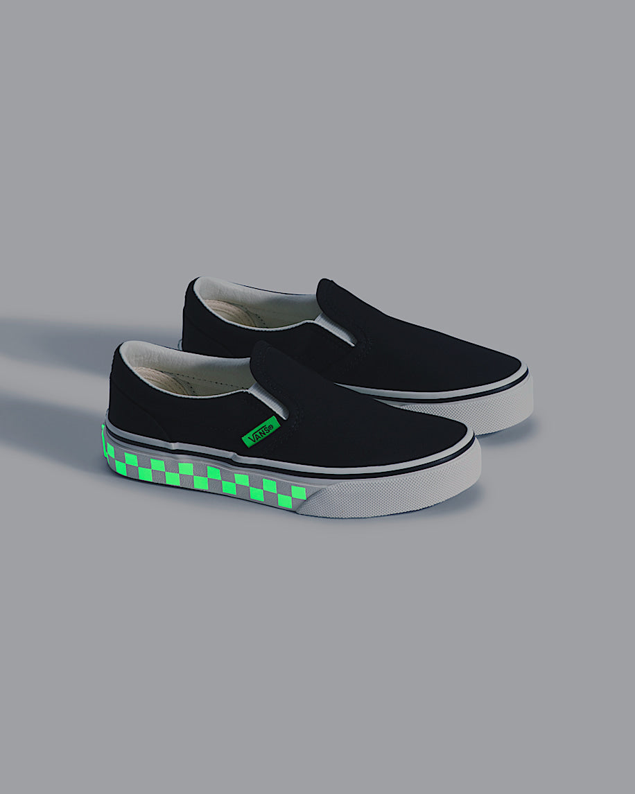 Vans Kids Classic Slip-On Glow Shoes