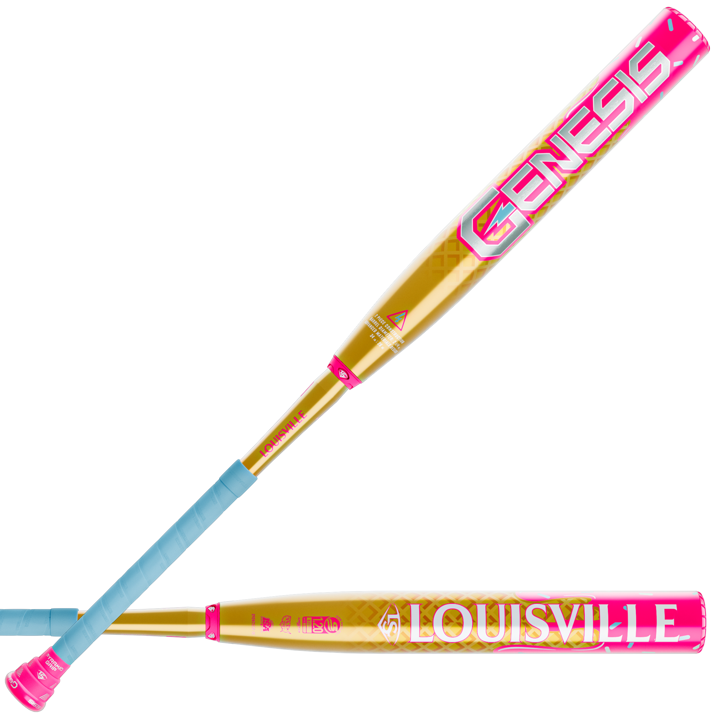 Louisville Slugger 2026 Genesis "Ice Cream" 2PC Balance USSSA Bat