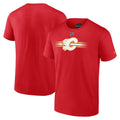 NHL Calgary Flames Rink Cotton T-Shirt - Red