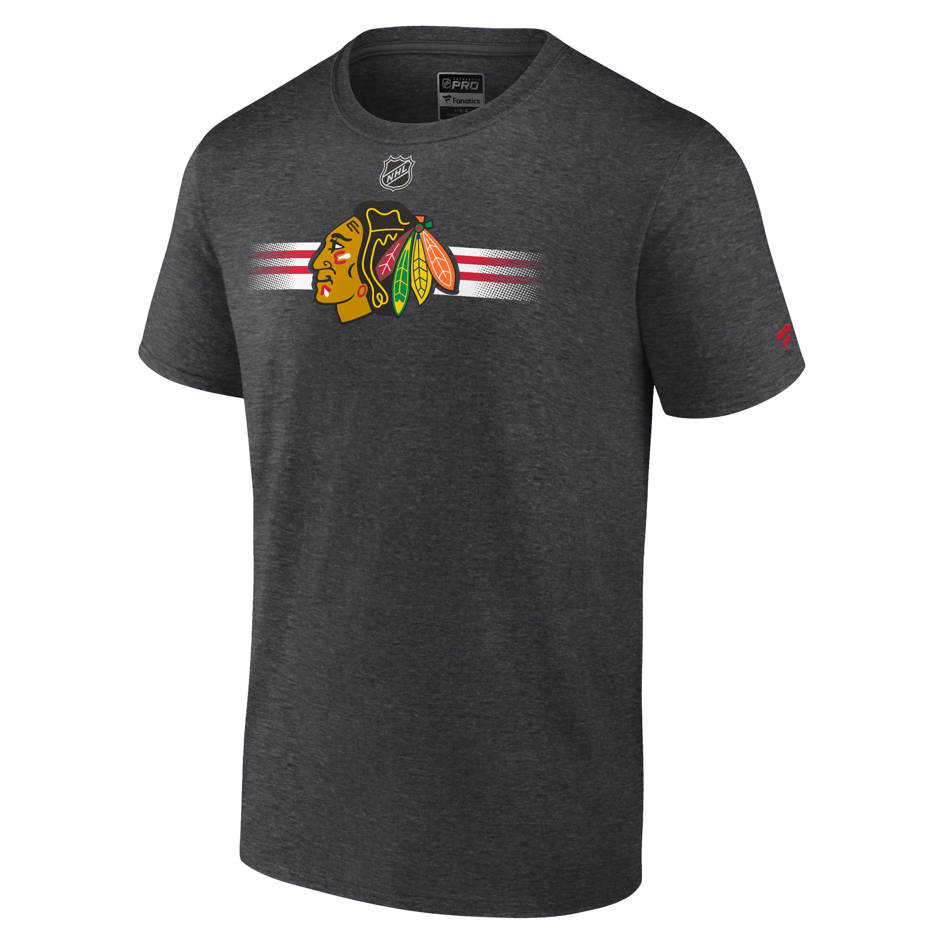NHL Rink Cotton T-Shirt - Charcoal