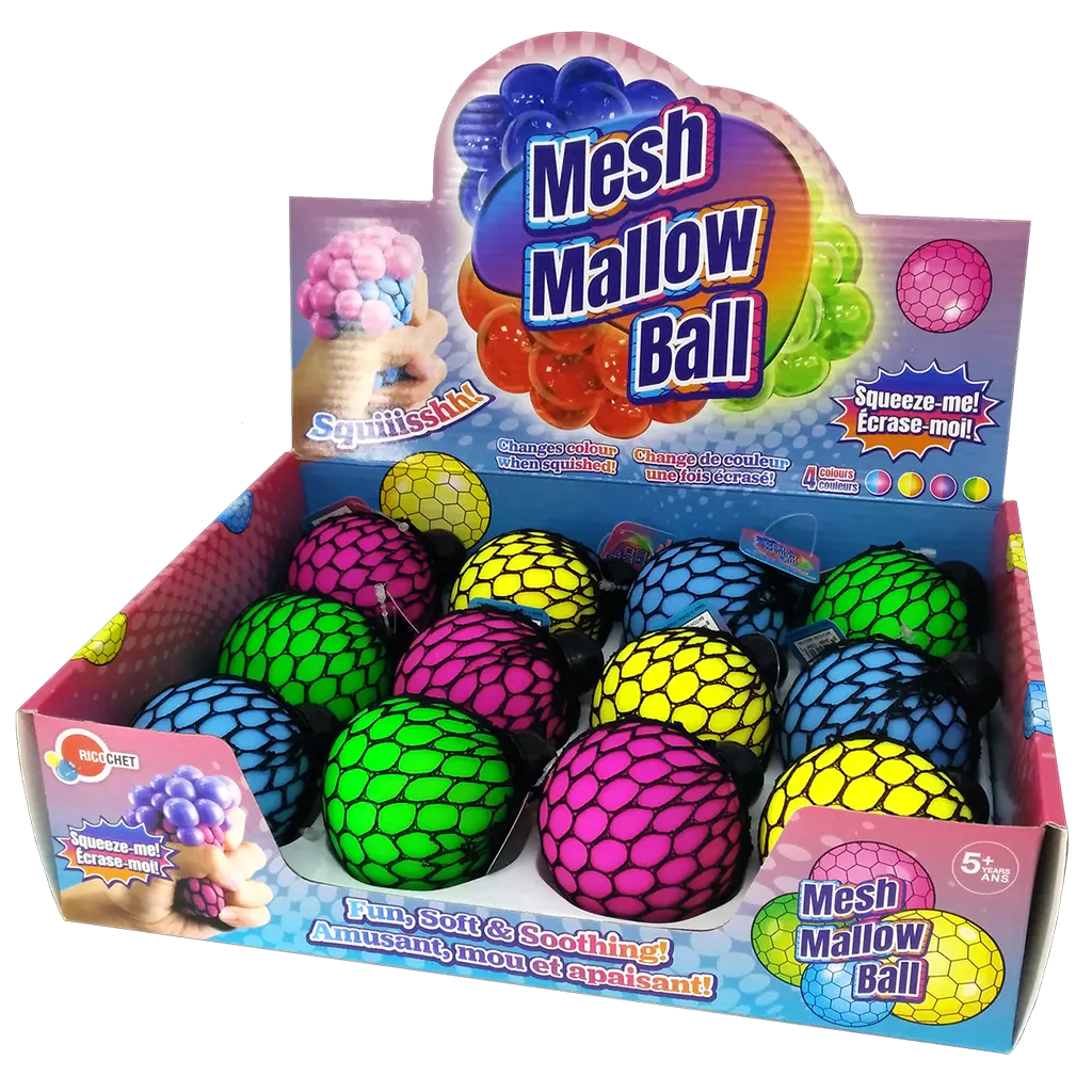 Group Ricochet Mesh Mallow Ball - Assorted