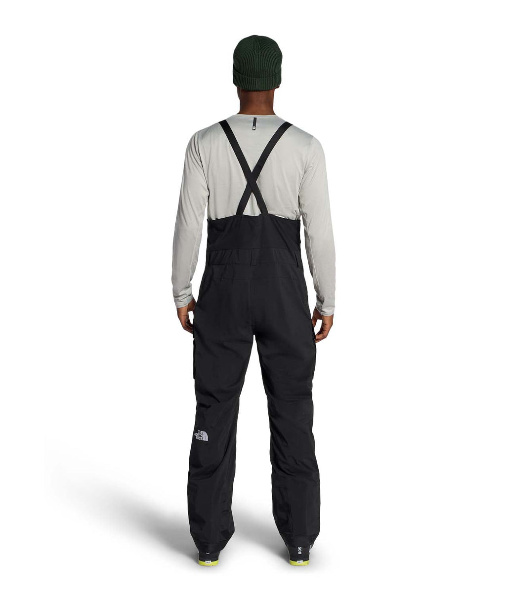 The North Face Men's Freedom Bib in TNF Black, on model back