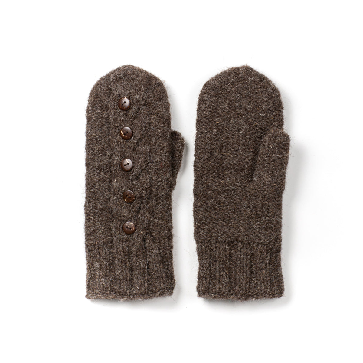 Lost Horizons Women's Haven Knitted Mittens - STONE
