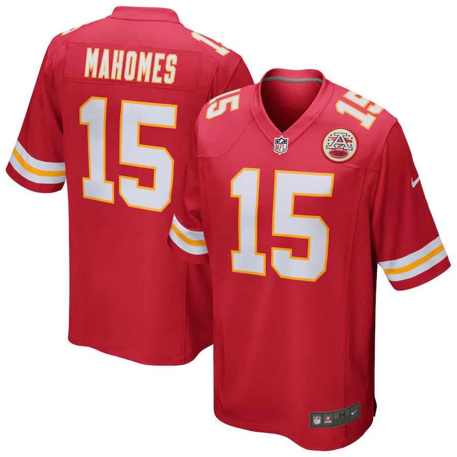 Nike NFL Kansas City Chiefs Patrick Mahomes #10 Home Game Men's Jersey