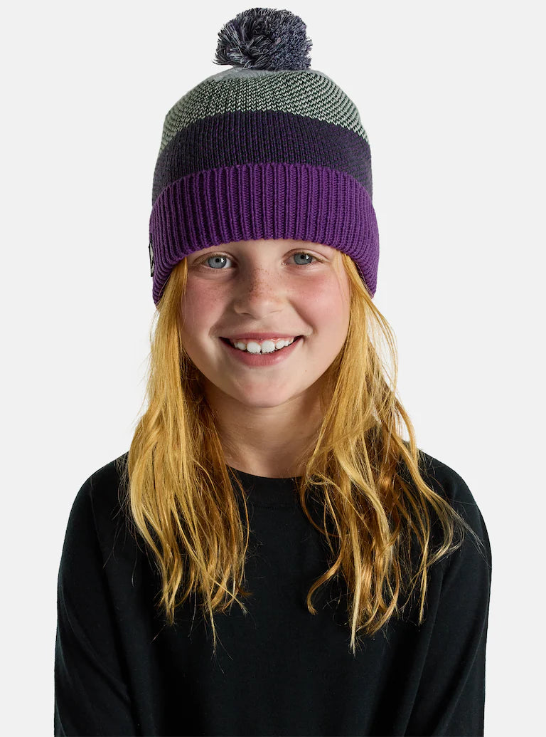 Kids' Fleece-Lined Pom Beanie