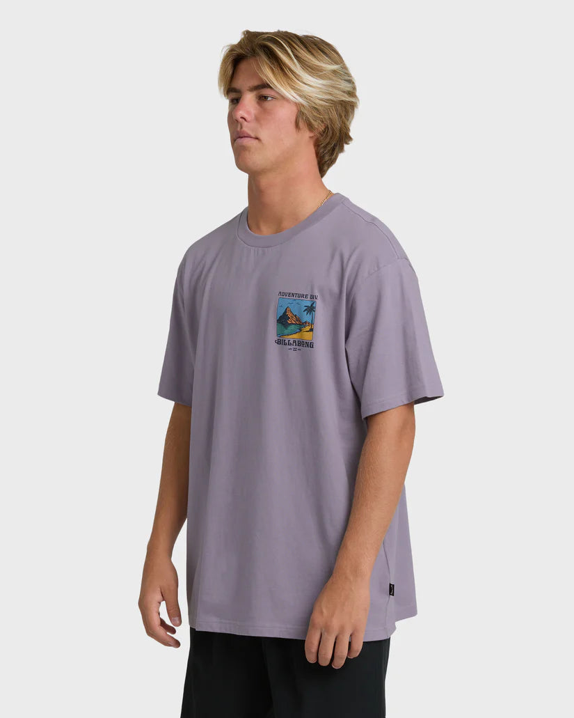 Billabong Men's Post Cards Adiv Premium Short Sleeve T-Shirt