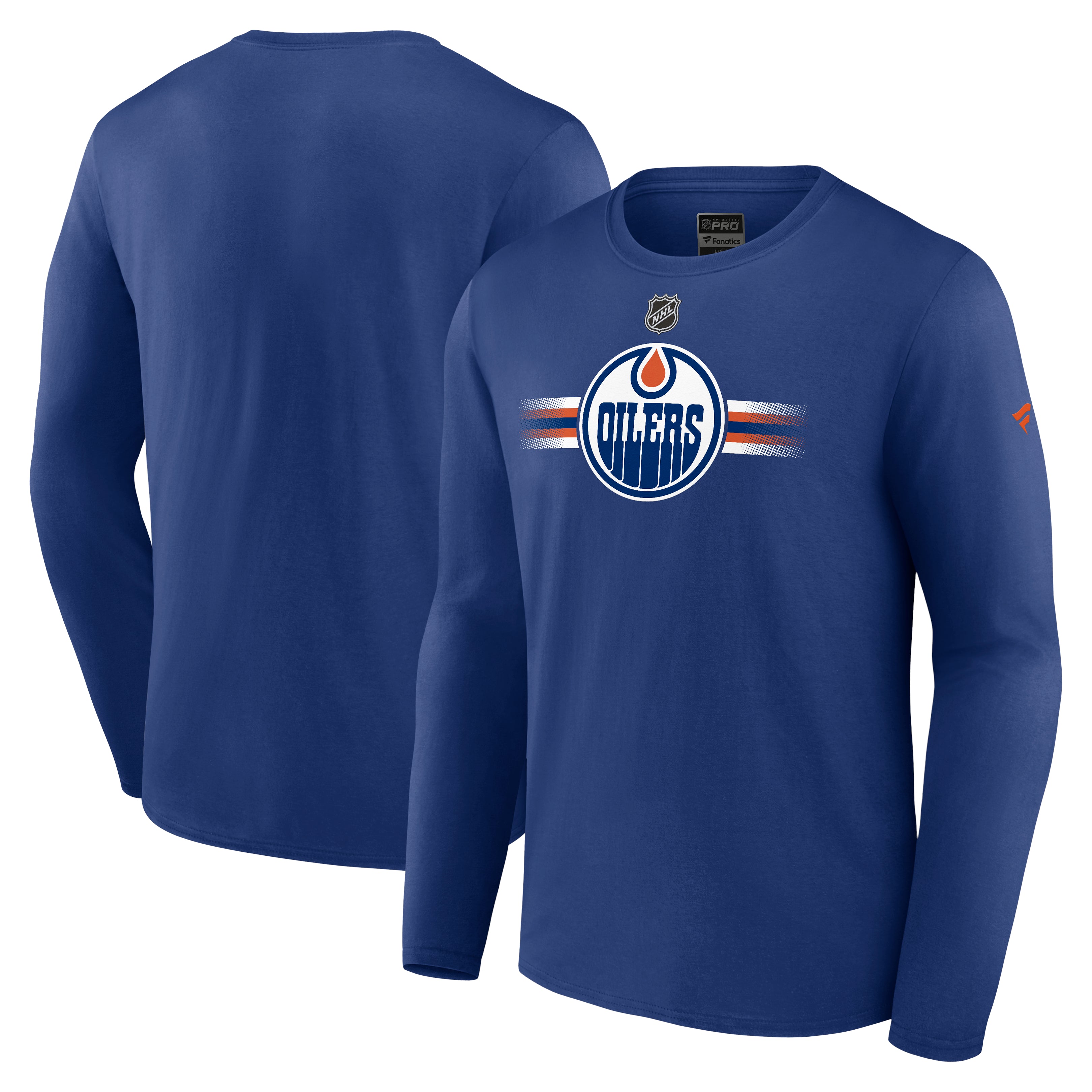 NHL Edmonton Oilers Rink Cotton Long Sleeve