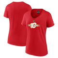 Women's Rink Cotton T-Shirt- Calgary Flames Red