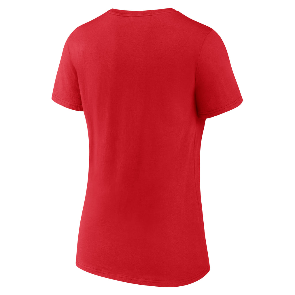 Women's Rink Cotton T-Shirt- Calgary Flames Red