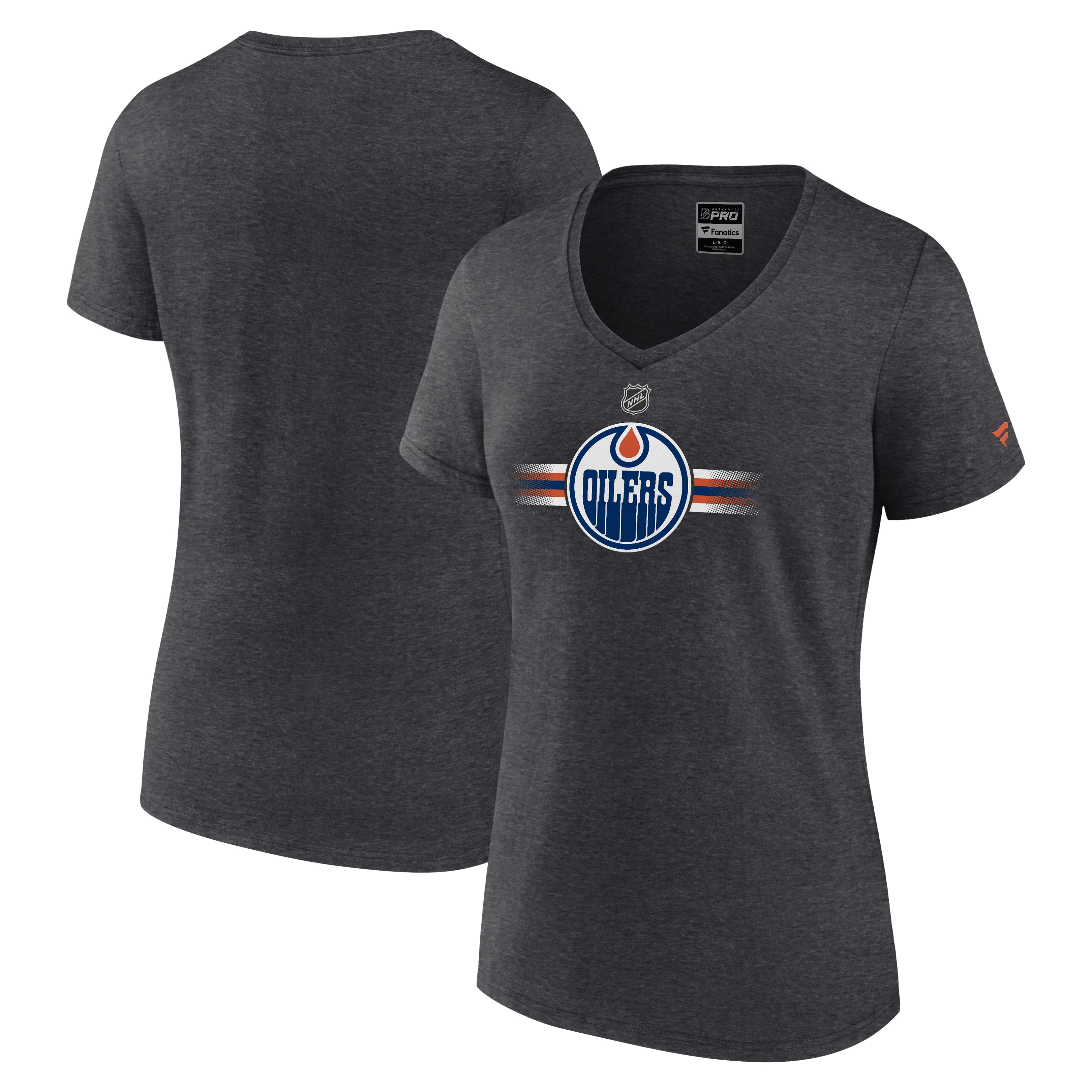 Women's Rink Cotton T-Shirt- Edmonton Oilers