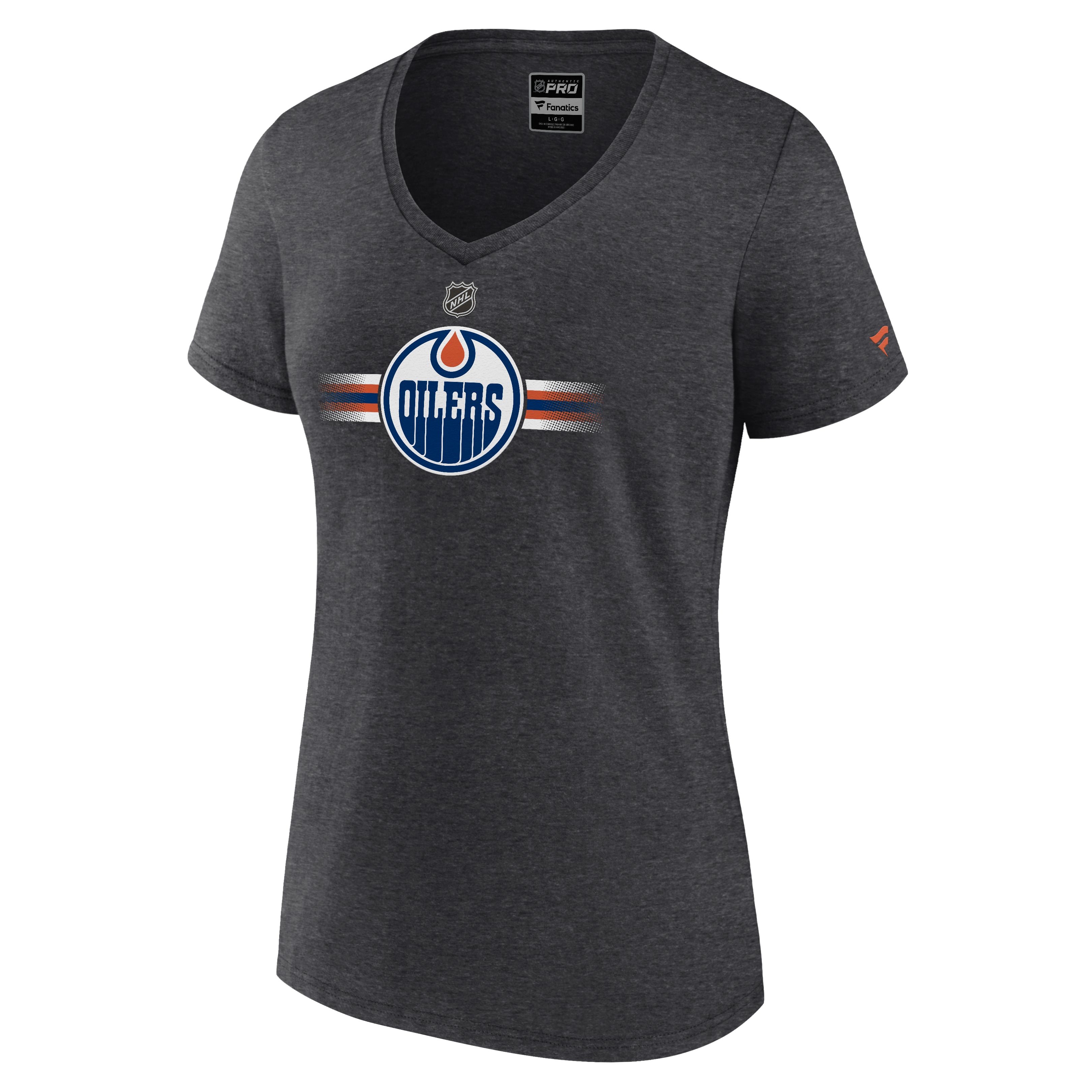Women's Rink Cotton T-Shirt- Edmonton Oilers