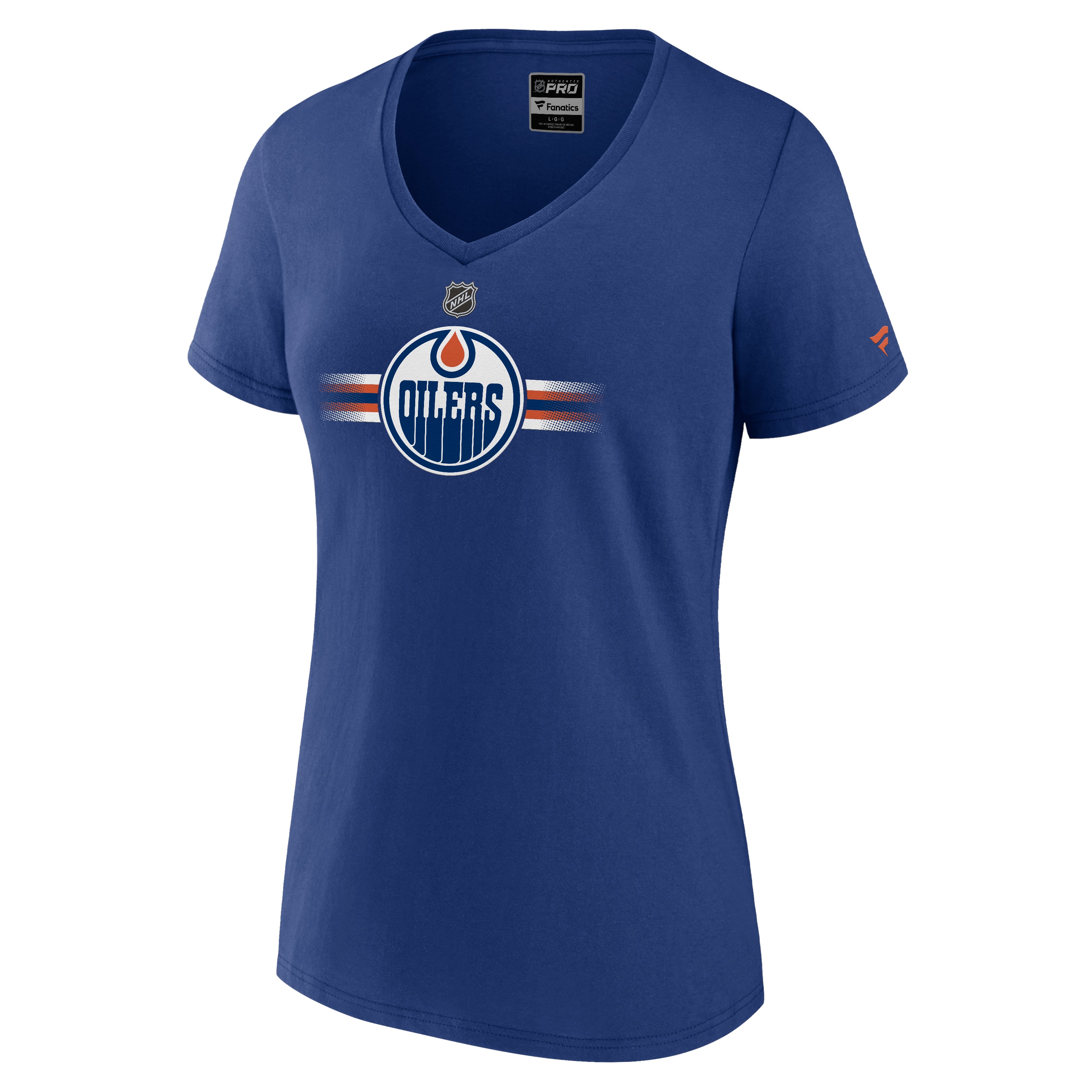 Women's Rink Cotton T-Shirt- Edmonton Oilers