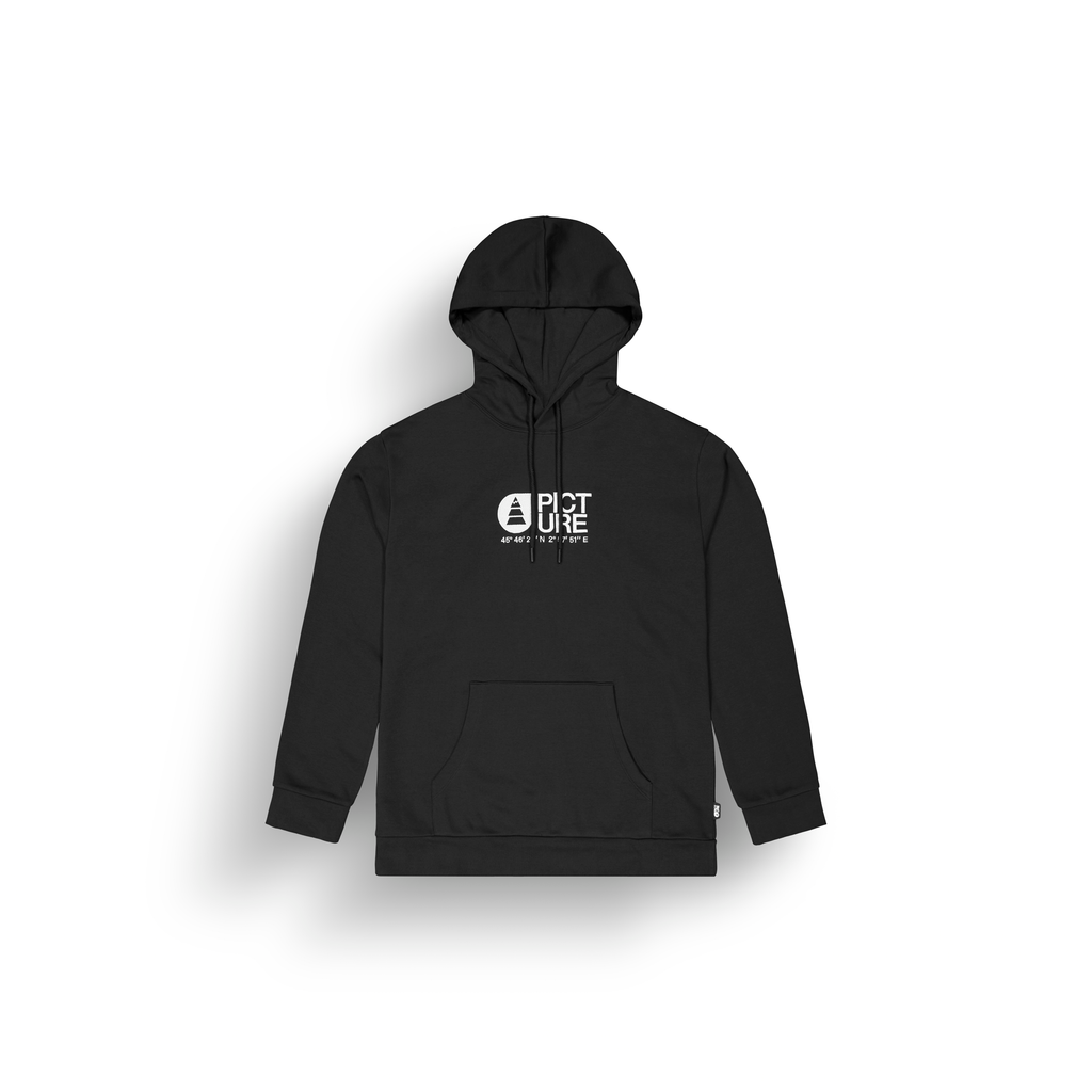 Picture Organic Basement Pullover Hoodie in Black - front