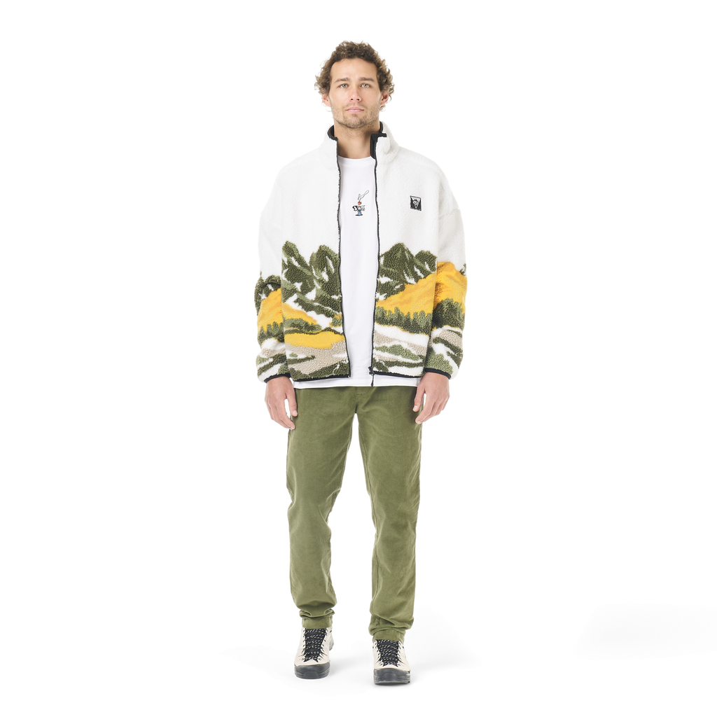Picture Organic Men's Hafdals Zip Fleece - Grape Leaf - view 2